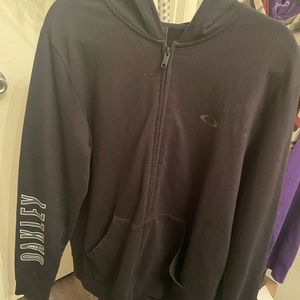 Oakley zip up hoodie